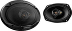 Kenwood - Road Series 6" X 9" 3-Way Car Speakers with Cloth Cones (Pair) - Black