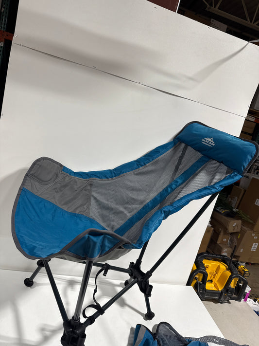 Used Cascade Mountain High-Back Chair Blue