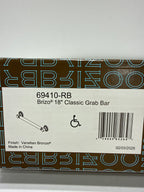 Brizo 69410 Traditional 18" Grab Bar with Hidden Screws Venetian Bronze
