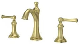 Pfister, LG49-TB0BG, Tisbury 1.2 GPM Widespread Bathroom Faucet - Pop-Up Drain Included, Brushed Gold