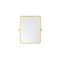 Elegant Lighting MR6A2432 Everly 24" W X 32" H Transitional Rectangular Framed Bathroom Wall Mirror Gold