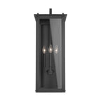 Capital Lighting 934641 Hunt 4 Light 29" Tall Outdoor Wall Sconce Black Outdoor Lighting Wall Sconces