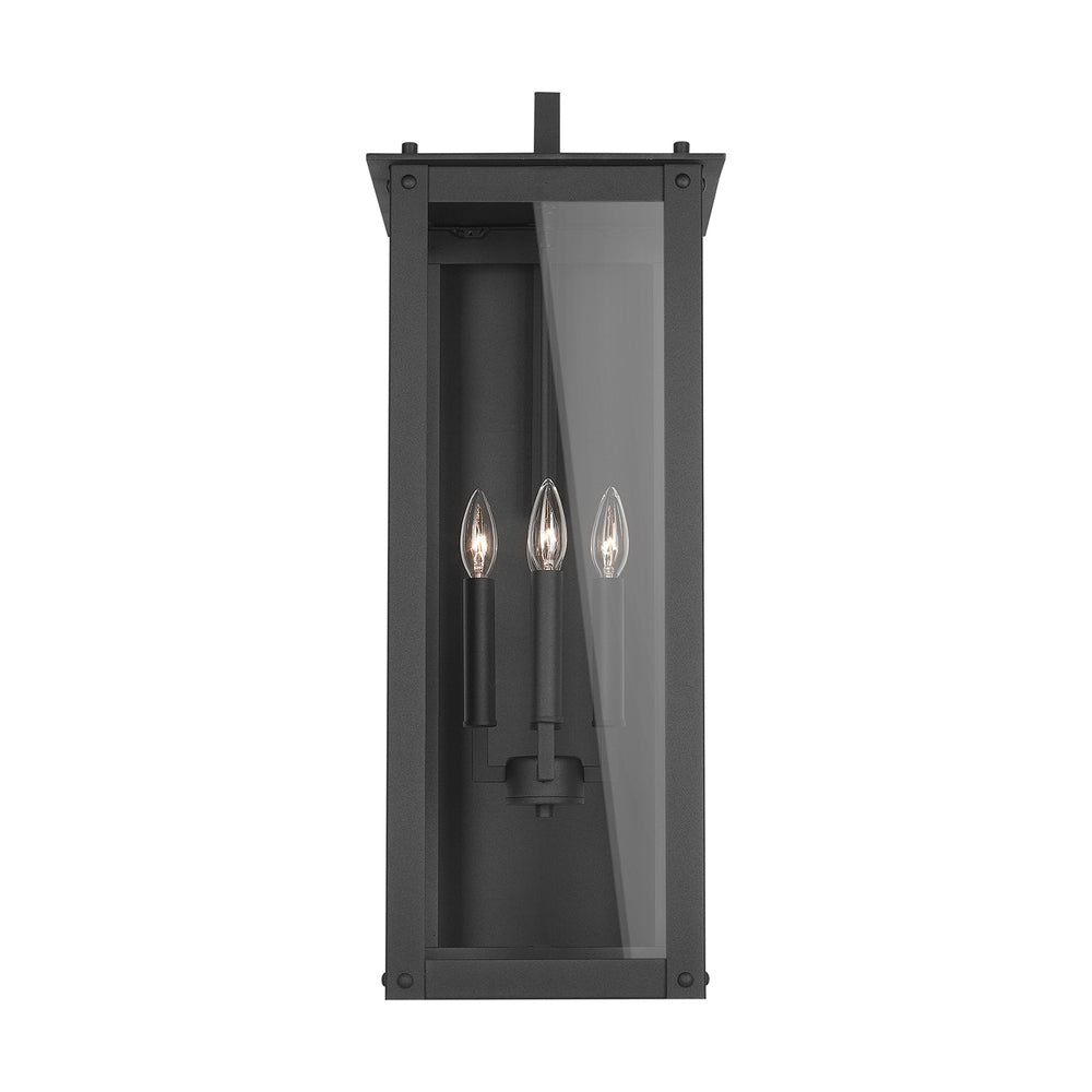 Capital Lighting 934641 Hunt 4 Light 29" Tall Outdoor Wall Sconce Black Outdoor Lighting Wall Sconces