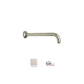 Rohl 1455/12 Michael Berman 12-1/4" Wall Mounted Shower Arm and Flange Satin Nickel