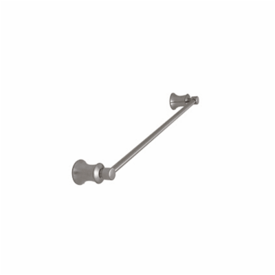 Pendleton 24 in. Wall Mounted Single Towel Bar in Brushed Nickel