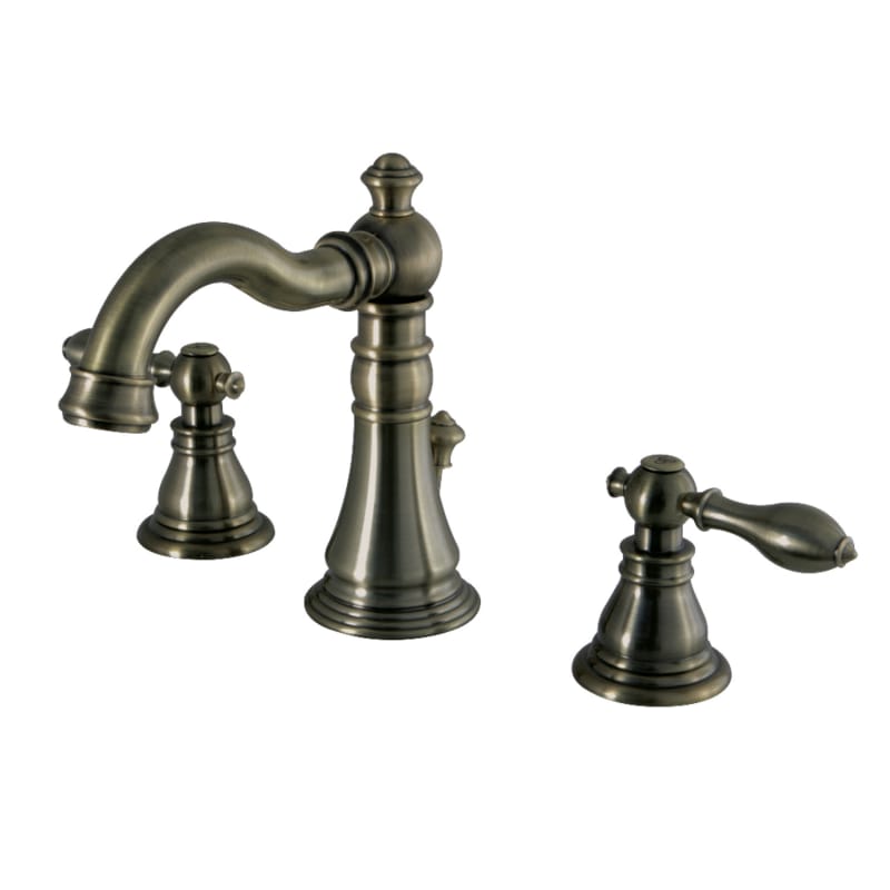 Kingston Brass Fauceture FSC19733ACL American Classic Widespread Bathroom Faucet, Antique Brass