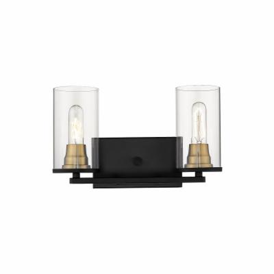 Millennium Lighting 3492 Pasadena 2 Light 15" Wide Bathroom Vanity Light Matte Black / Heirloom Bronze