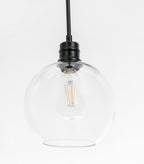 Elegant Lighting Emett 8 Inch Mini Pendant Emett - LD6204BK - Nautical - *Lighting & Electrical
