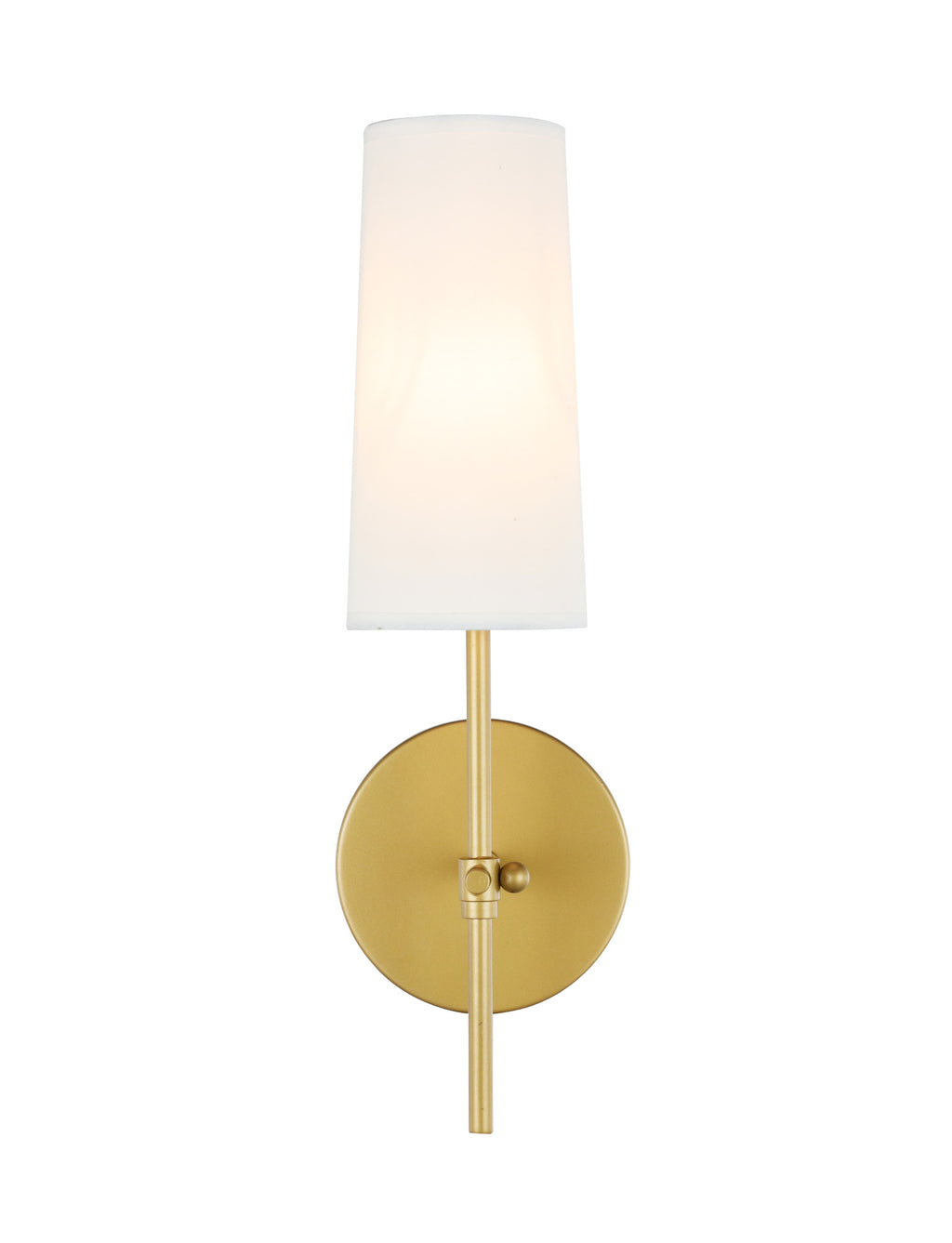 Elegant Lighting LD6004W5 Mel 16" Tall Bathroom Sconce Brass Indoor Lighting Bathroom Fixtures Bathroom Sconce