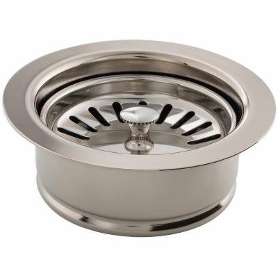 Signature Hardware 446667 4-1/2" Garbage Disposal Flange with Stopper for Sinks up to 5/8" Thick