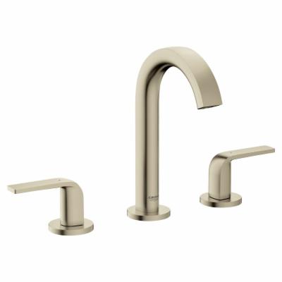 Grohe 20 597 Defined 1.2 GPM Widespread Bathroom Faucet with Pop-up Drain Assembly SilkMove and EcoJoy Technologies Brushed Nickel