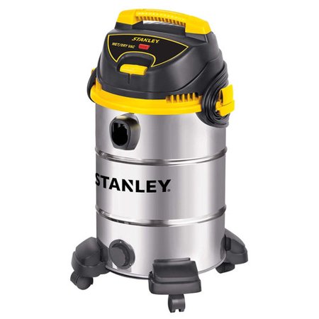 Stanley - 8 Gallon Wet/Dry Vacuum - Stainless Steel