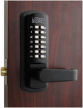 Lockey 3835JBMG Lockey 3835 3000 Series Keyless Entry Single Combination Mechanical Lever Set with Optional Passage Function