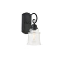 Living District Indoor Modern Home Decorative Bright Ceiling Spire 1 Light Black Wall Sconce - *Lighting & Electrical