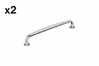 2 x Renown 8-13/16 in. (224mm) Center-to-Center Polished Chrome Arch Cabinet Pull