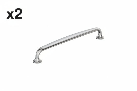 2 x Renown 8-13/16 in. (224mm) Center-to-Center Polished Chrome Arch Cabinet Pull