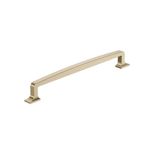 Amerock BP53724 Westerly 8-13/16 Inch Center to Center Handle Cabinet Pull Golden Champagne