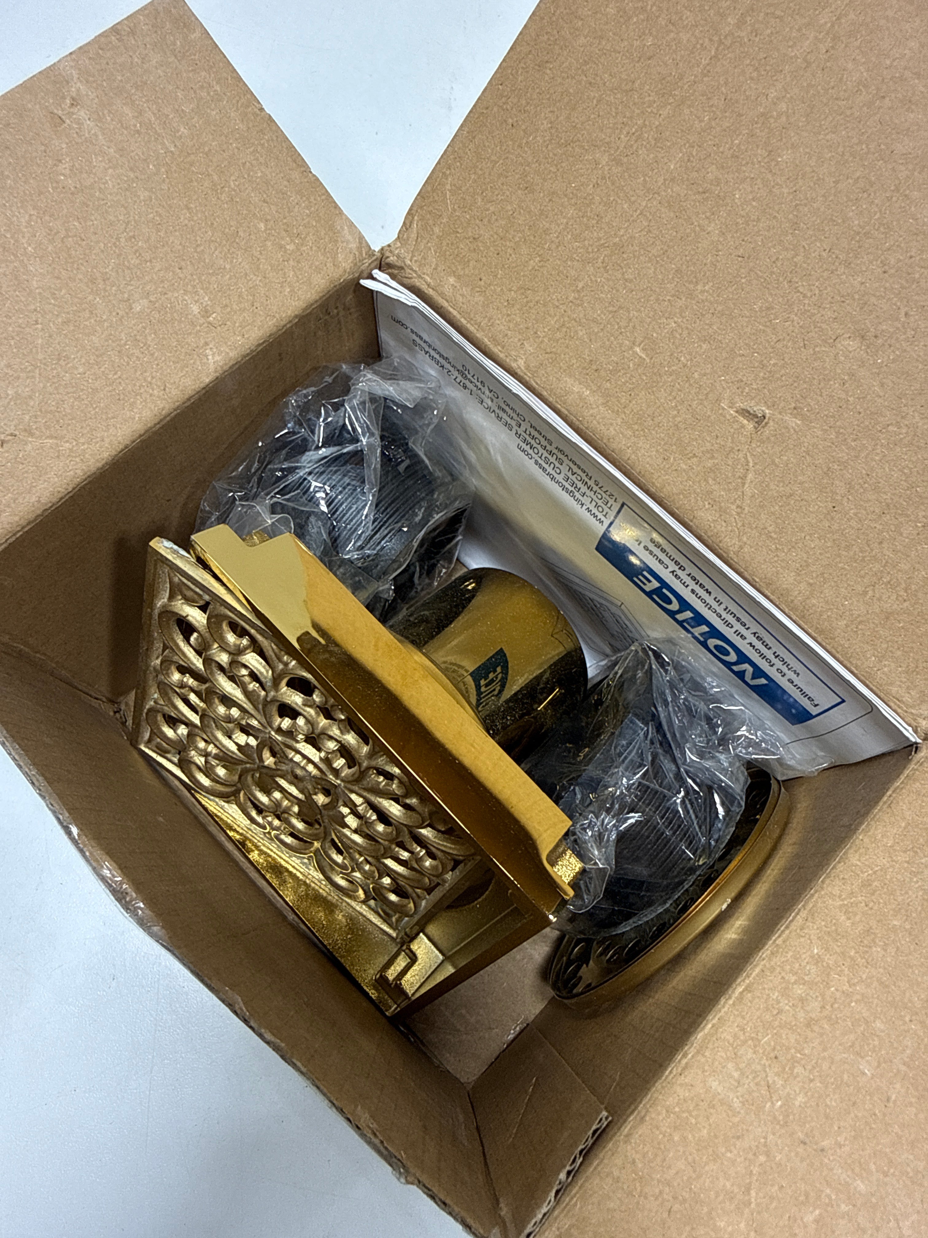 Kingston BSF9771PB 4" Brass Square Grid Shower Drain, Polished Brass