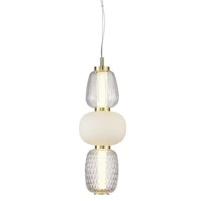 Artcraft Lighting Cyra Collection 1Light Triple Shade Pendant Brass
