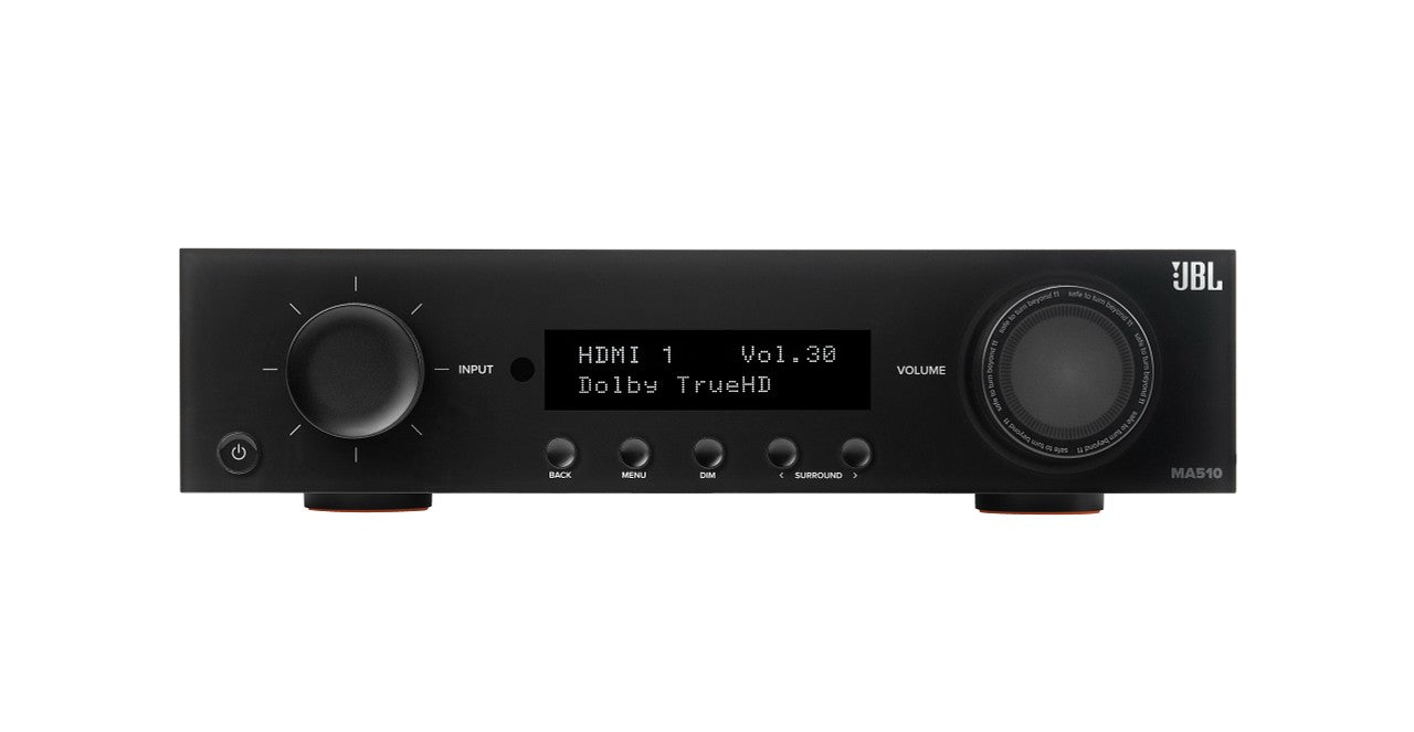 JBL MA510 5.2 Channel (75 Watt x 5) 8K AV Receiver (Black)