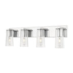 Z-Lite Titus 32 Inch Bath Vanity Light Titus - 826-4V-CH - Transitional