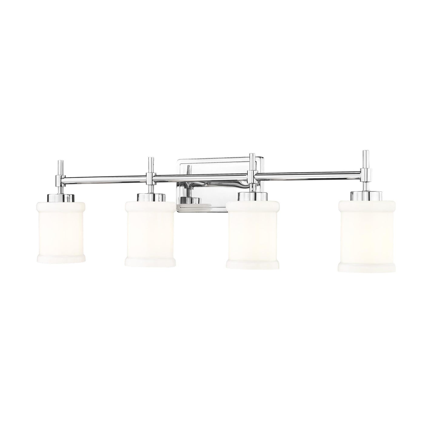 Z-Lite 622-4V-CH Cadoc 4 Light 31.5 Inch Chrome Bath Vanity Light Wall Light