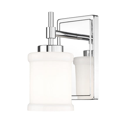 Z-Lite 622-1S Cadoc 9" Tall Bathroom Sconce Chrome Indoor Lighting Bathroom Fixtures Bathroom Sconce