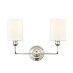Millennium Lighting 99802 Leena 2 Light 16" Wide Vanity Light Polished Nickel