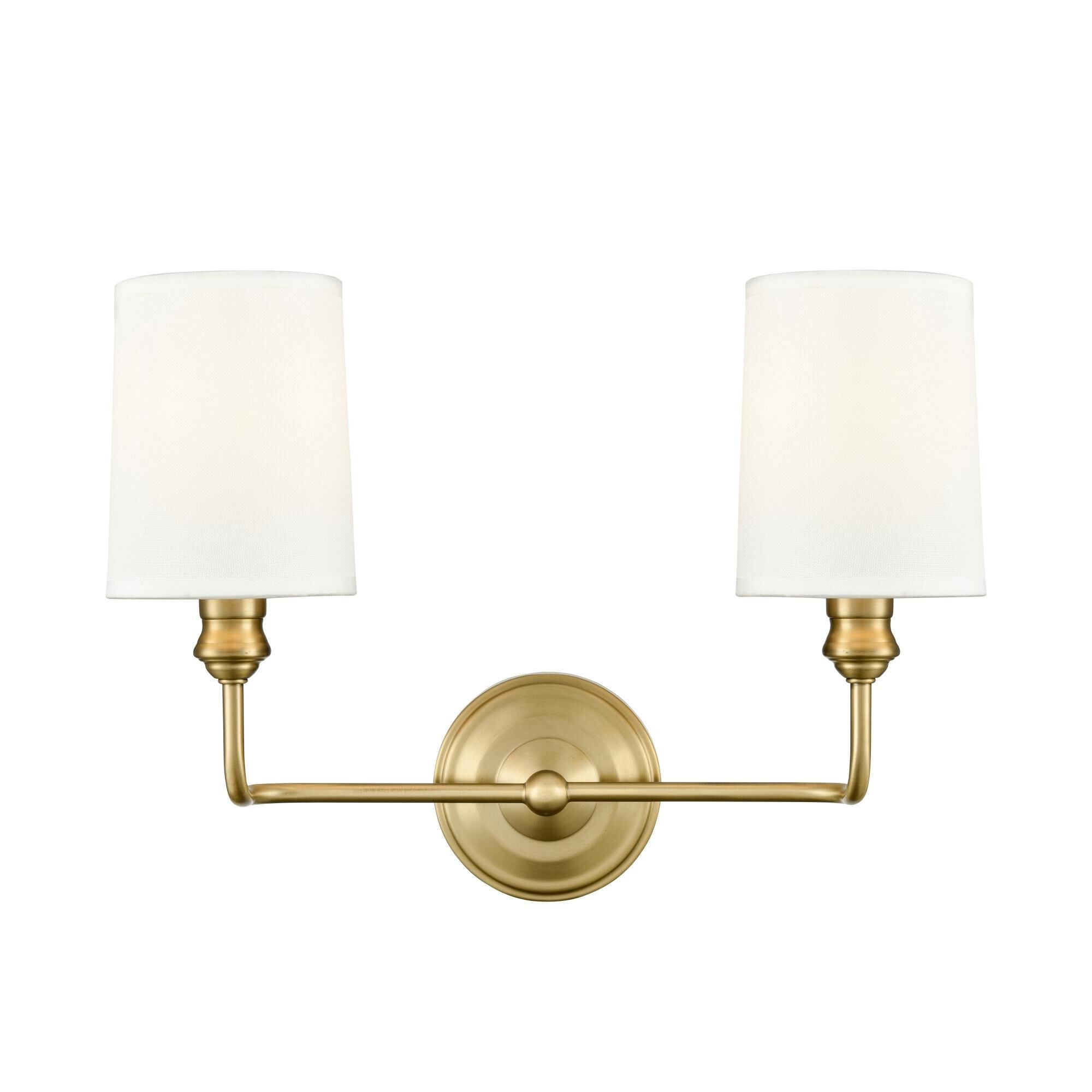 Millennium Lighting 99802 Leena 2 Light 16" Wide Vanity Light Vintage Brass Indoor Lighting Bathroom Fixtures Vanity Light