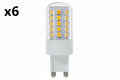 6 x 40-Watt Equivalent T4 Dimmable G9 Bi-Pin LED Light Bulb, Warm White 3000K