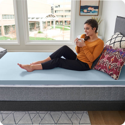 Sealy Dreamlife 1.5 in. Queen Gel Memory Foam Mattress Topper