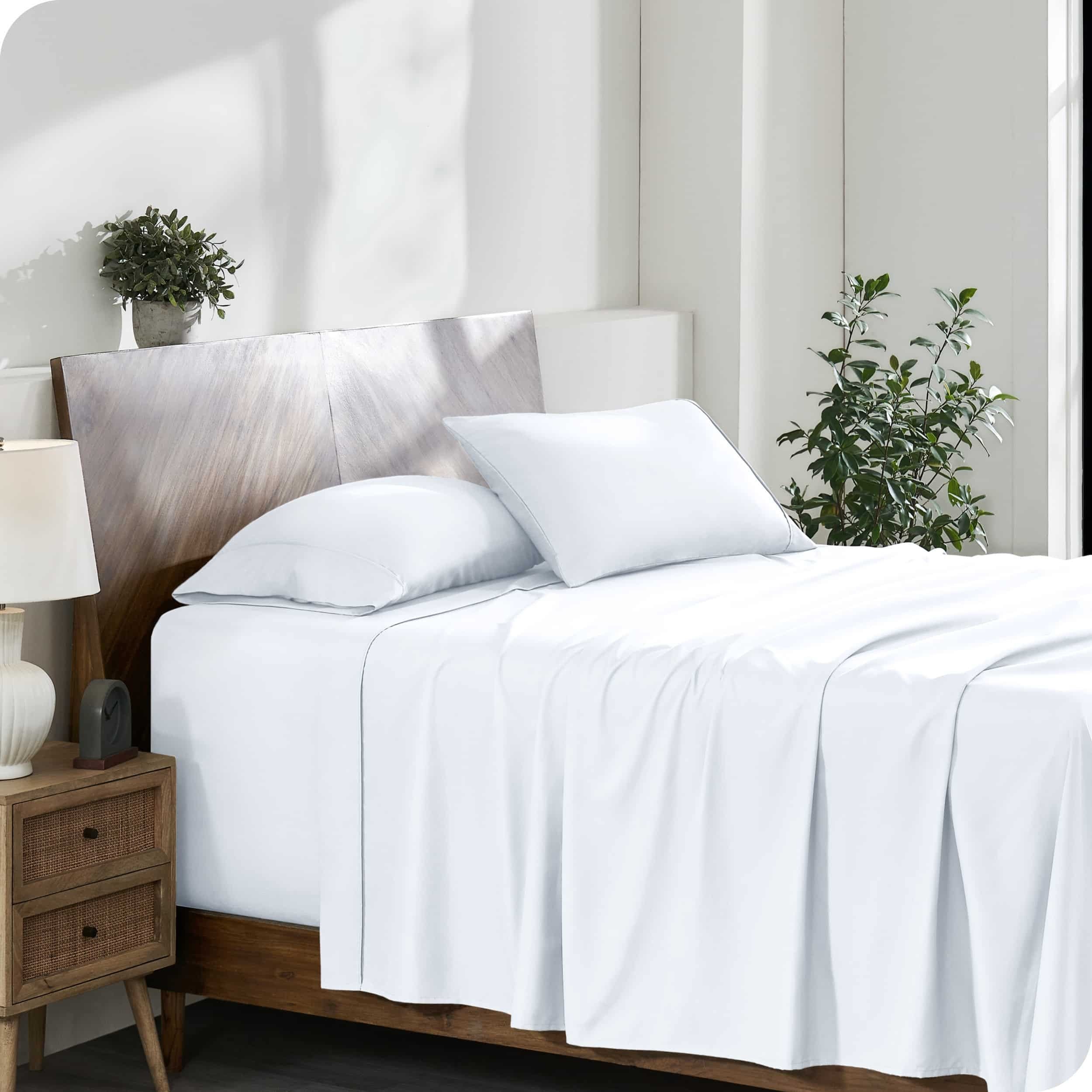 Bare Home Twin Sheet Set - Soft Microfiber- 22" Deep Pockets - College Dorm Size - Luxury 1800 Ultra