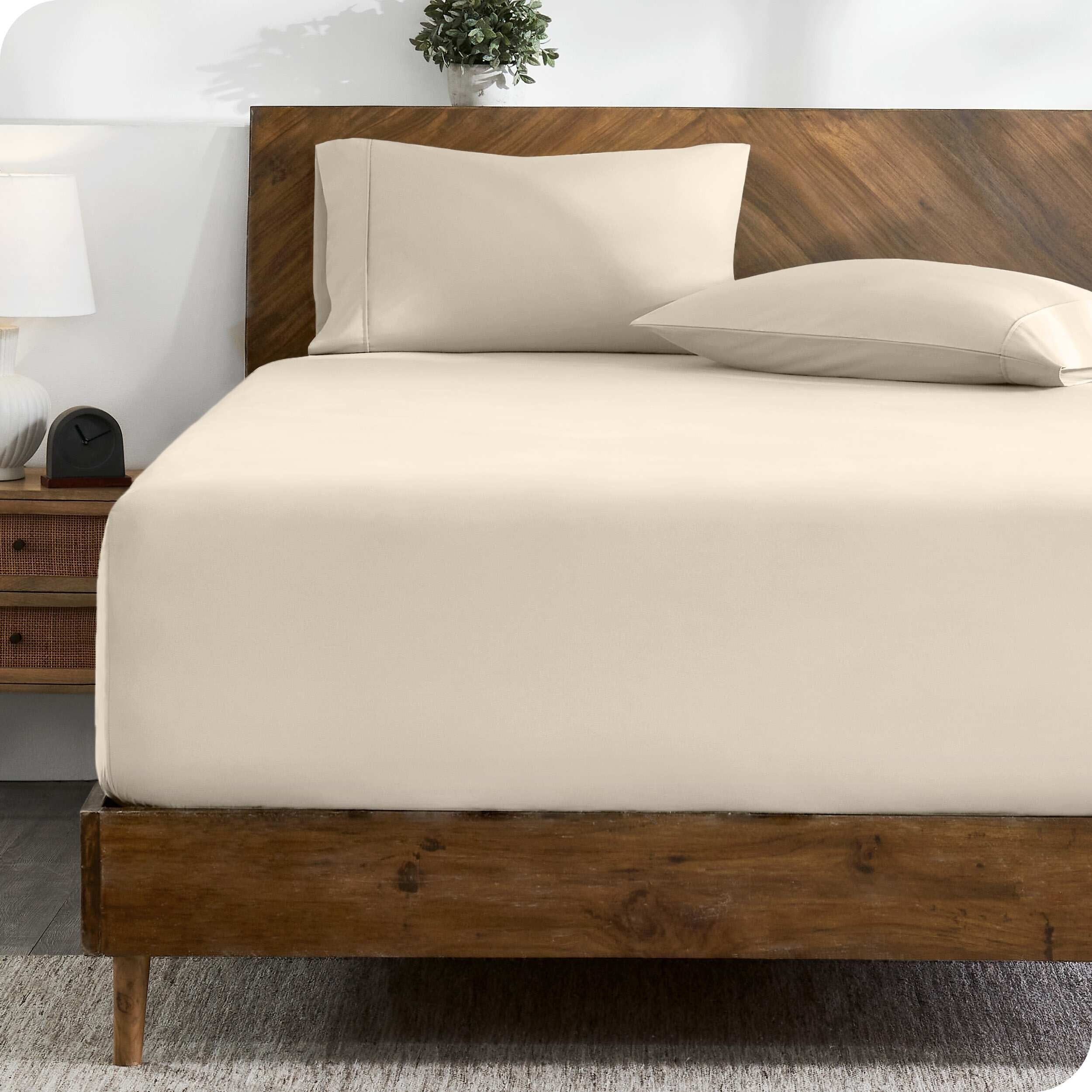 Bare Home Twin Sheet Set -Soft Microfiber - 22" Deep Pockets - Luxury 1800 Ultra