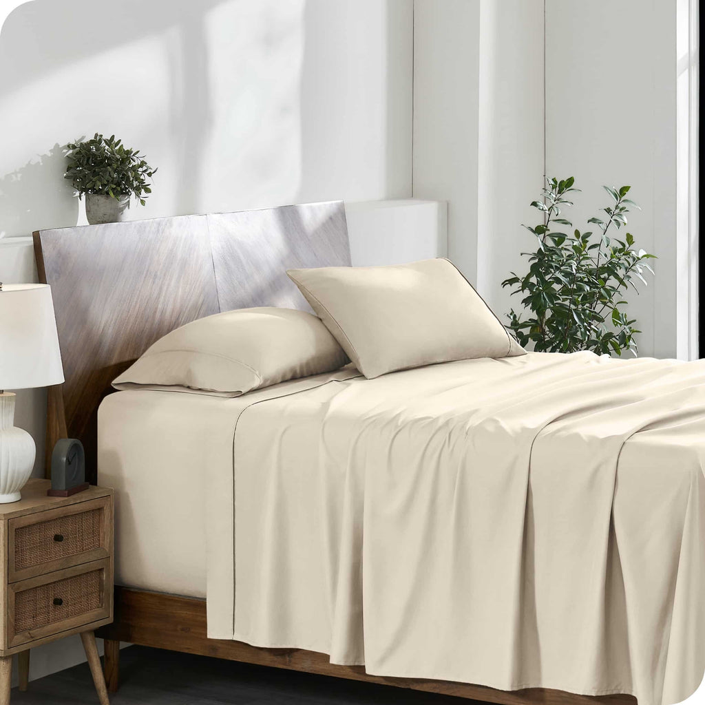 Bare Home Twin Sheet Set -Soft Microfiber - 22" Deep Pockets - Luxury 1800 Ultra