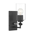 Minka Lavery 2641 Binsly 1 Light 11 Tall Bathroom Sconce - Coal