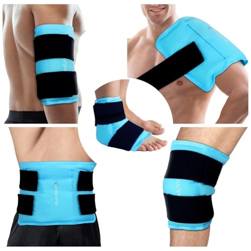 Comfytemp Wearable Ice Pack for Injuries Reusable Gel Large Cold Bag