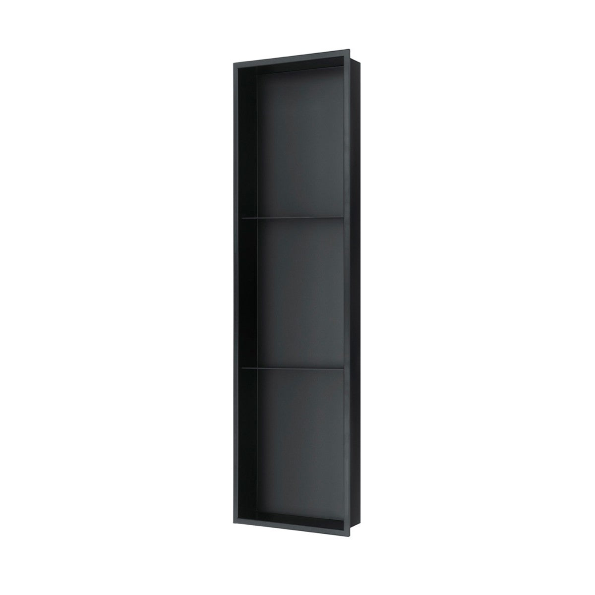 Pulse NI-0836V PULSE ShowerSpas ErgoAngleBar Stainless Steel Brushed Matte Black Shower Stalls and Doors Shower Niches