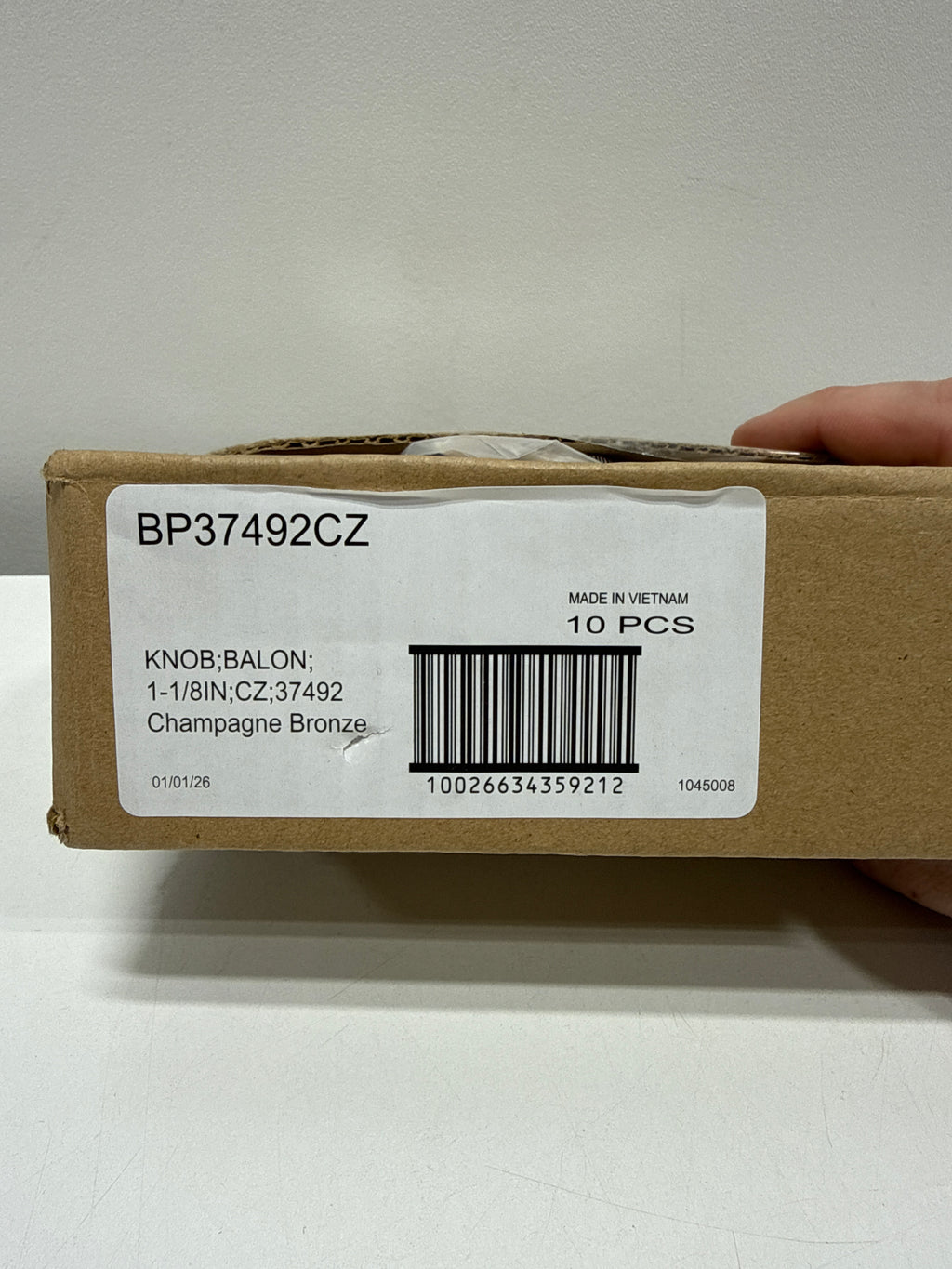 10 x Amerock Balon 1-1/8 Inch (29mm) Diameter Champagne Bronze Cabinet Knob