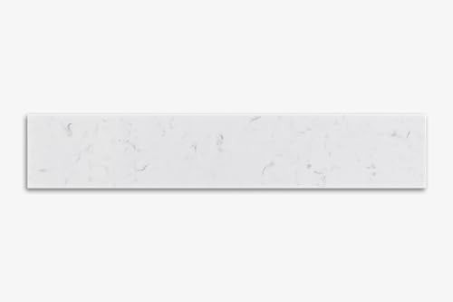 Ariel AL-WQ-SIDESPLSH 21-1/5" Quartz Vanity Side Splash Carrara White Quartz