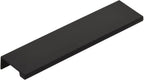 Emtek 87120 Modern Edge 6 Center to Center Finger Cabinet Pull from the Contemporary