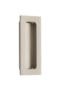 Emtek 220304 Modern Rectangular 4 Inch Tall Rectangular Flush Door Pull Satin Nickel