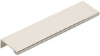 Emtek 87120 Modern Edge 6 Inch Center to Center Finger Cabinet Pull from the Contemporary Collection Polished Nickel