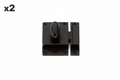 2 x Emtek 2270 Traditional 2-15/16 Inch Long Cabinet Latch Oil Rubbed Bronze