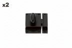 2 x Emtek 2270 Traditional 2-15/16 Inch Long Cabinet Latch Oil Rubbed Bronze