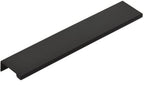 Emtek 87110 Modern Edge 4 Center to Center Finger Cabinet Pull from the Contemporary