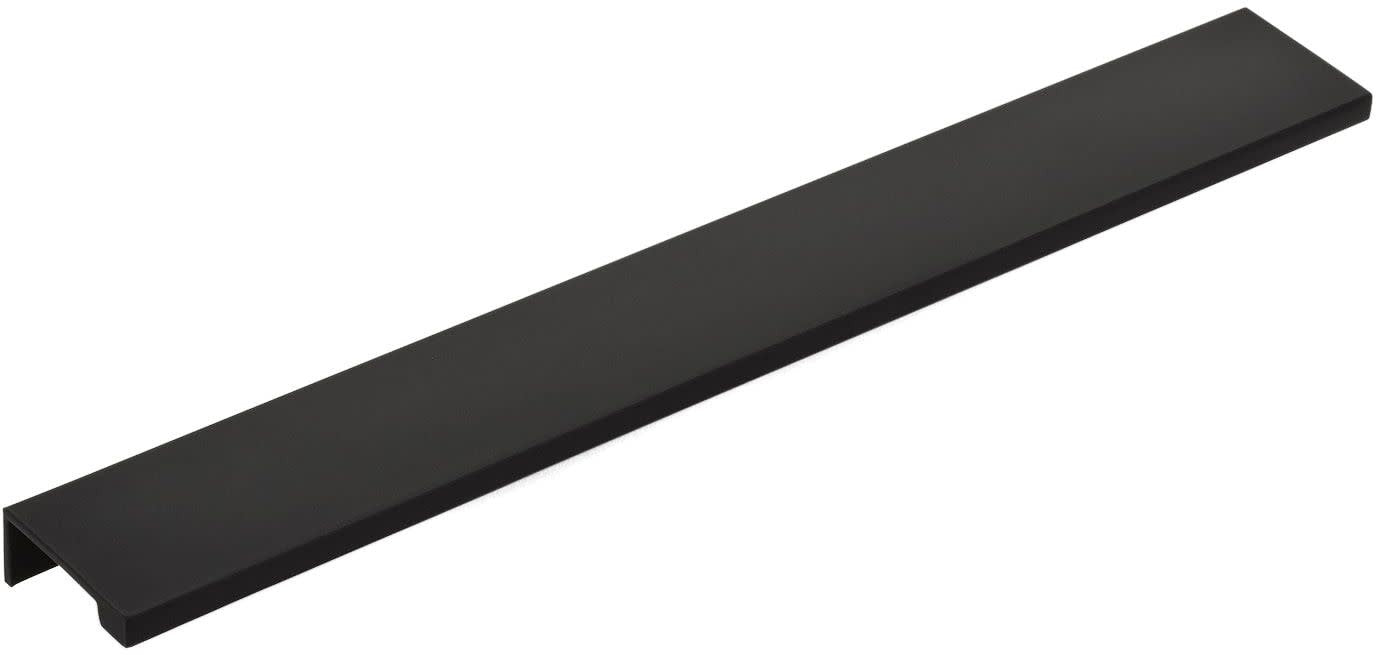 Emtek 87150 Modern Edge 12 Center to Center Finger Cabinet Pull from the Contemporary