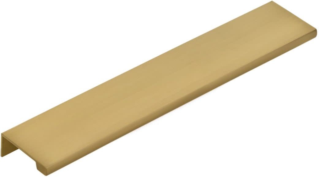 Emtek 87130 Modern Edge 8 Center to Center Finger Cabinet Pull from the Contemporary