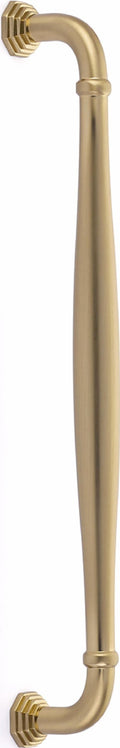 Emtek BTB86910 Blythe 12 Inch Center to Center Appliance Pull Set from the Transitional Heritage Collection - Back to Back Mounting Satin Brass
