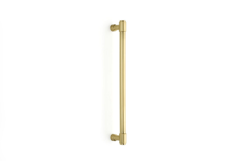 Emtek 86693 Jasper 12 Inch Center to Center Bar Appliance Pull from the Industrial Modern Collection Satin Brass