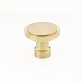 Emtek 86698 Haydon 1-3/4 Inch Mushroom Cabinet Knob from the Industrial Modern Collection Satin Brass